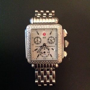 Michele Deco Chronograph Diamond Watch